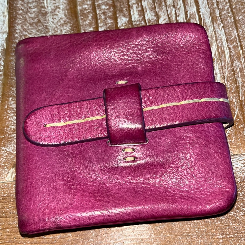 Women’s Leather Wallet - Plum Pink